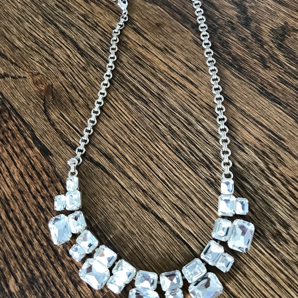 Statement Rhinestone Necklace - Picture 7 of 8